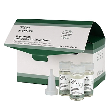 TAHE Сыворотка для мгновенной защиты волос / NATURE-MULTIPROTECTOR INSTANT SYSTEM 6*10 мл, фото 2