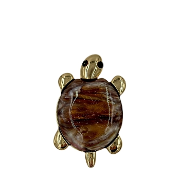 Брошь Черепаха космическая