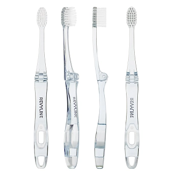 REVYLINE Щётка зубная, голубая / S4000 Travel Glass, фото 3