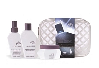 L’ALGA Набор Термозащита волос со спреем (шампунь 100 мл, спрей 100 мл, маска 100 мл, косметичка) Seazone Beauty Bag, фото 1