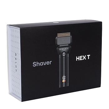 MELON PRO Шейвер HEX T, черный, комплект сменных лезвий и сеточка, аккумулятор 1500 mAh, фото 5