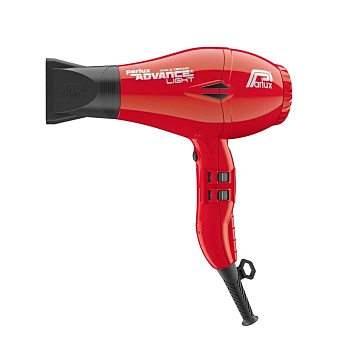 PARLUX Фен Advance Light Ceramic+Ionic красный, ионизация, 2 насадки 2200 Вт, фото 1