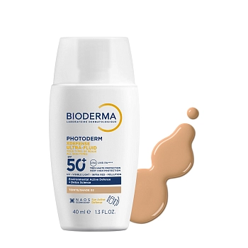 BIODERMA Флюид солнцезащитный для всех типов кожи, светлый оттенок / Photoderm Xdefense SPF 50+ 40 мл, фото 2