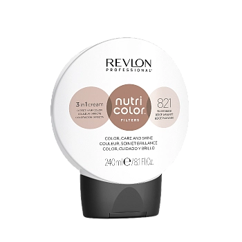 821 крем-краска для волос без аммиака, серебристо-бежевый / Nutri Color Filters 240 мл