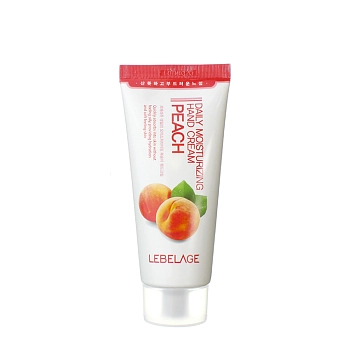 Крем увлажняющий для рук с экстрактом персика / Lebelage Daily Moisturizing Hand Cream Peach 100 мл