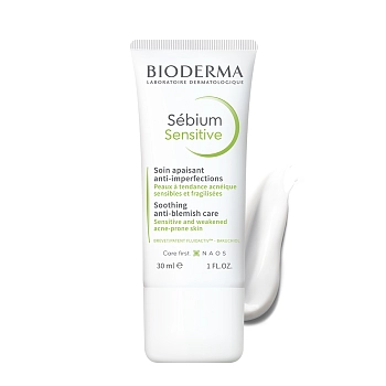 BIODERMA Крем для лица себиум сенситив 30 мл, фото 2