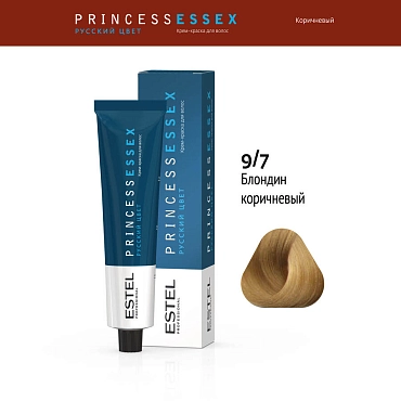 ESTEL PROFESSIONAL 9/7 краска для волос, блондин коричневый / ESSEX Princess 60 мл