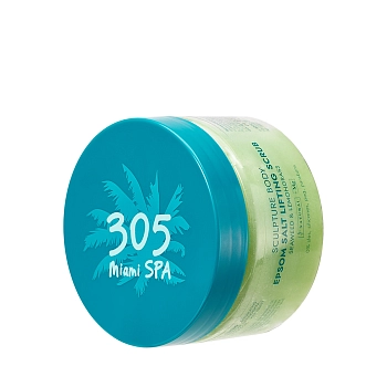 305 Miami SPA Скраб-лифтинг солевой для тела / SCULPTURE BODY EPSOM SALT LIFTING SCRUB SEAWEED& LEMONGRASS 400 мл, фото 2
