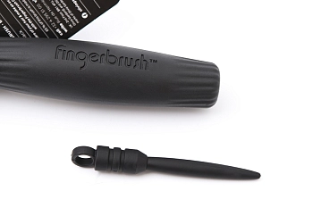 OLIVIA GARDEN Щетка Fingerbrush Care Iconic Boar&Nylon Full Black S, фото 3