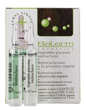 SALERM COSMETICS Лосьон восстанавливающий Растительная плацента / Vegetable Placenta Restructurer 4*13 мл