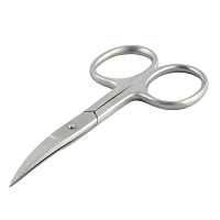Ножницы для ногтей NS-1/4-D (CVD), изогнутые, матовые, METZGER