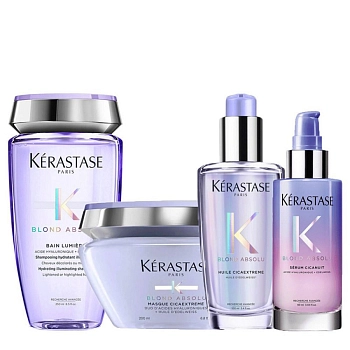 KERASTASE Шампунь-ванна увлажняющий для светлых окрашенных волос Люмьер / БЛОНД АБСОЛЮ 250 мл, фото 2