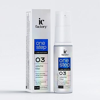 INNOVATOR COSMETICS Состав для ламинирования ресниц / ONE STEP VOLUME FILLER IC FACTORY 5 мл, фото 2