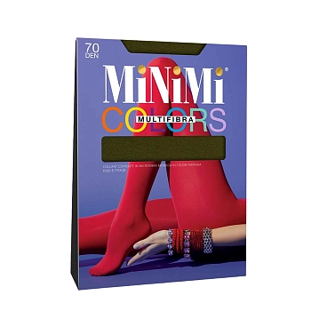 Колготки хаки Kaki 2 / Mini MULTIFIBRA COLORS 70
