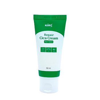 Крем для лица с центеллой азиатской / Kims Repair CICA Cream for Face 50 мл