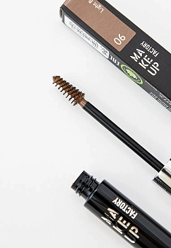 MAKE UP FACTORY Гель для бровей, 06 светло-коричневый / Eye Brow Fixing Gel 6 мл, фото 2