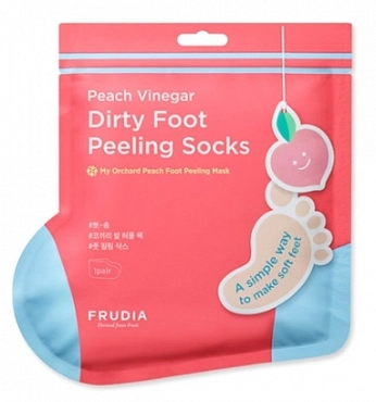 FRUDIA Маска-носочки с ароматом персика для педикюра 40 г