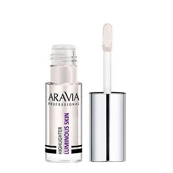ARAVIA Professional Хайлайтер жидкий кремовый для лица и тела, 02 / highlighter LUMINOUS SKIN 5 мл, фото 3
