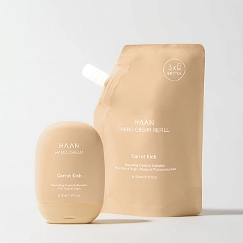 HAAN Крем для рук с пребиотиками Морковный кекс / Hand Cream Carrot Kick 50 мл, фото 3
