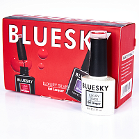 BLUESKY LV400 гель-лак для ногтей / Luxury Silver 10 мл, фото 4