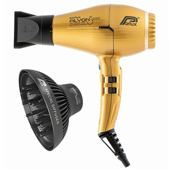 PARLUX Набор фен Alyon Gold + Diffuser MS, фото 1