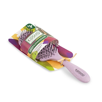 KOSMO SHTUCHKI Расчёска лепестковая малая 5438-M2, фиолетовая / KOSMO SHTUCHKI, фото 2