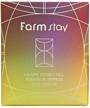 FARMSTAY Крем восстанавливающий с фитостволовыми клетками винограда для глаз / GRAPE STEM CELL 50 мл, фото 2