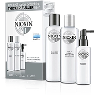 NIOXIN Шампунь очищающий для тонких натуральных волос, с намечающейся тенденцией к выпадению, Система 1, 1000 мл, фото 2