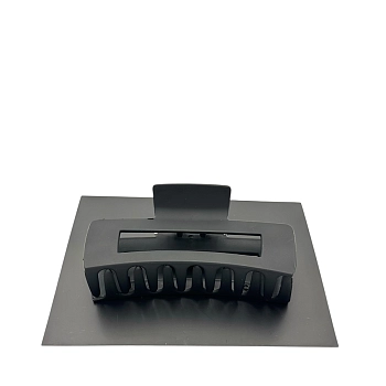 IWOU PROFESSIONAL Краб для волос средний Прямоугольник черный 1шт, фото 2