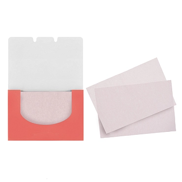 LIMONI Салфетки для лица матирующие / Matte Blotting Papers pink 80 шт