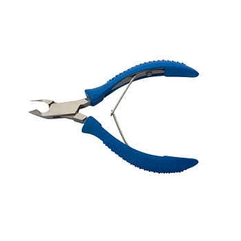 METZGER Кусачки кутикульные 6 мм, синяя силиконовая ручка, фото 1