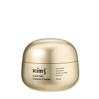 Крем антивозрастной для лица с протеинами кокона шелкопряда / Kims Gold Silk Cocoon Cream 50 мл, KIMS