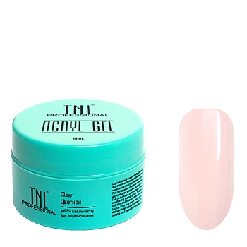 TNL Professional Акрил-гель камуфлирующий для моделирования ногтей, 04 персиковый / Acryl Gel 18 мл, фото 1