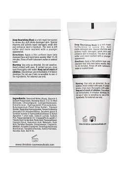 CHRISTINA Маска питательная / Deep Nourishing Mask Wish 75 мл, фото 3