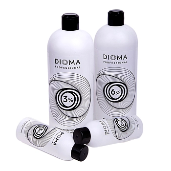 DIOMA PROFESSIONAL Эмульсия окисляющая 6% универсальная / Dioma Professional 20Vol 1000 мл, фото 4