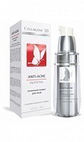 Гель-пилинг энзимный для лица / ANTI-ACNE 30 мл, MEDICAL COLLAGENE 3D