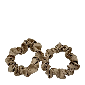 Резинка для волос Шелк бронза 2шт