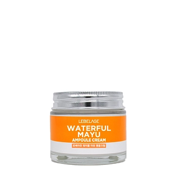 Крем ампульный увлажняющий с лошадиными липидами / Lebelage Ampule Cream Waterful Mayu 70 мл