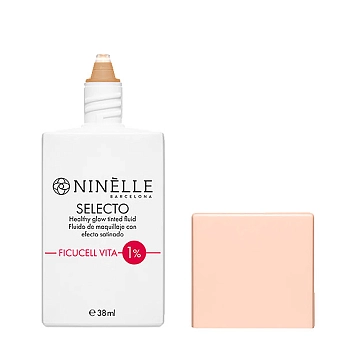 Крем-флюид тональный с эффектом здорового сияния, №242 натуральный бежевый / SELECTO 38 мл