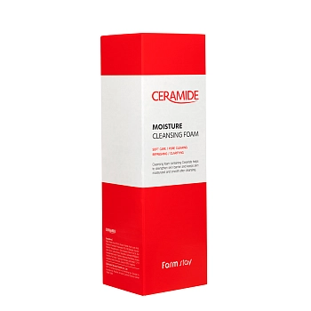 FARMSTAY Пенка питательная для лица с церамидами / Ceramide Moisture Cleansing Foam 180 мл, фото 3