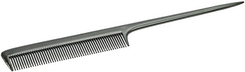 Расческа хвост пластмассовая, черная 20,5 см