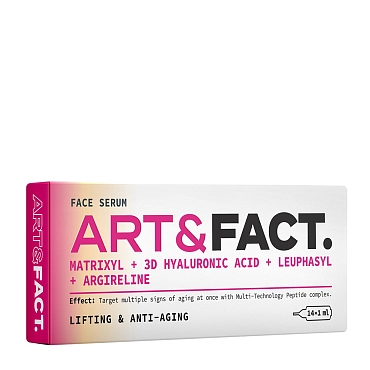 ART&FACT Сыворотка для лица под мезороллер / Matrixyl + 3D Hyaluronic Acid + Leuphasyl + Argireline 56 мл