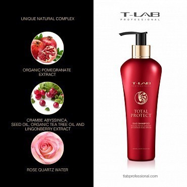 T-LAB PROFESSIONAL Шампунь для окрашенных волос / Total Protect DUO Shampoo 300 мл