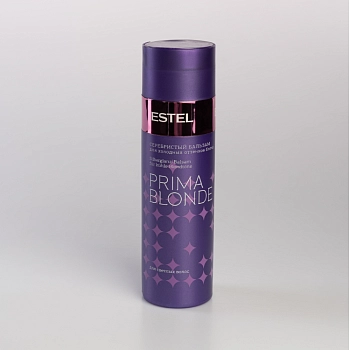 ESTEL PROFESSIONAL Бальзам оттеночный серебристый для холодных оттенков блонд / Prima Blonde 200 мл, фото 4