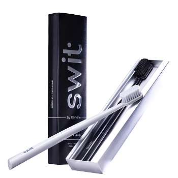 REVYLINE Набор зубных щеток / SWIT by Revyline SM6000 SMART Graphite & Silver, фото 2