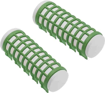 Бигуди термо зеленые, d 23 x 68 мм 6 шт
