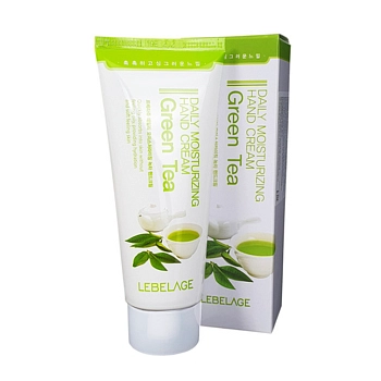 LEBELAGE Крем увлажняющий для рук с экстрактом зеленого чая / Lebelage Daily Moisturizing Hand Cream Gre 100 мл, фото 2