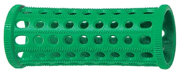 SIBEL Бигуди пластмассовые зеленые 25 мм 10 шт/уп