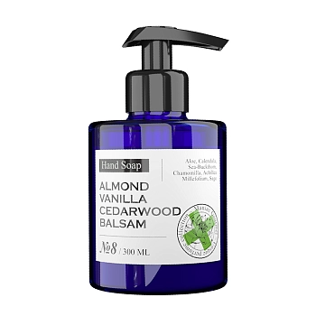 Мыло жидкое парфюмированное №8 Миндаль, Ваниль, Кедр, Бальзам 300 мл