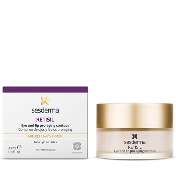 SESDERMA Крем-контур антивозрастной для зоны вокруг глаз и губ / RETISIL Eye & lip contour 30 мл, фото 2